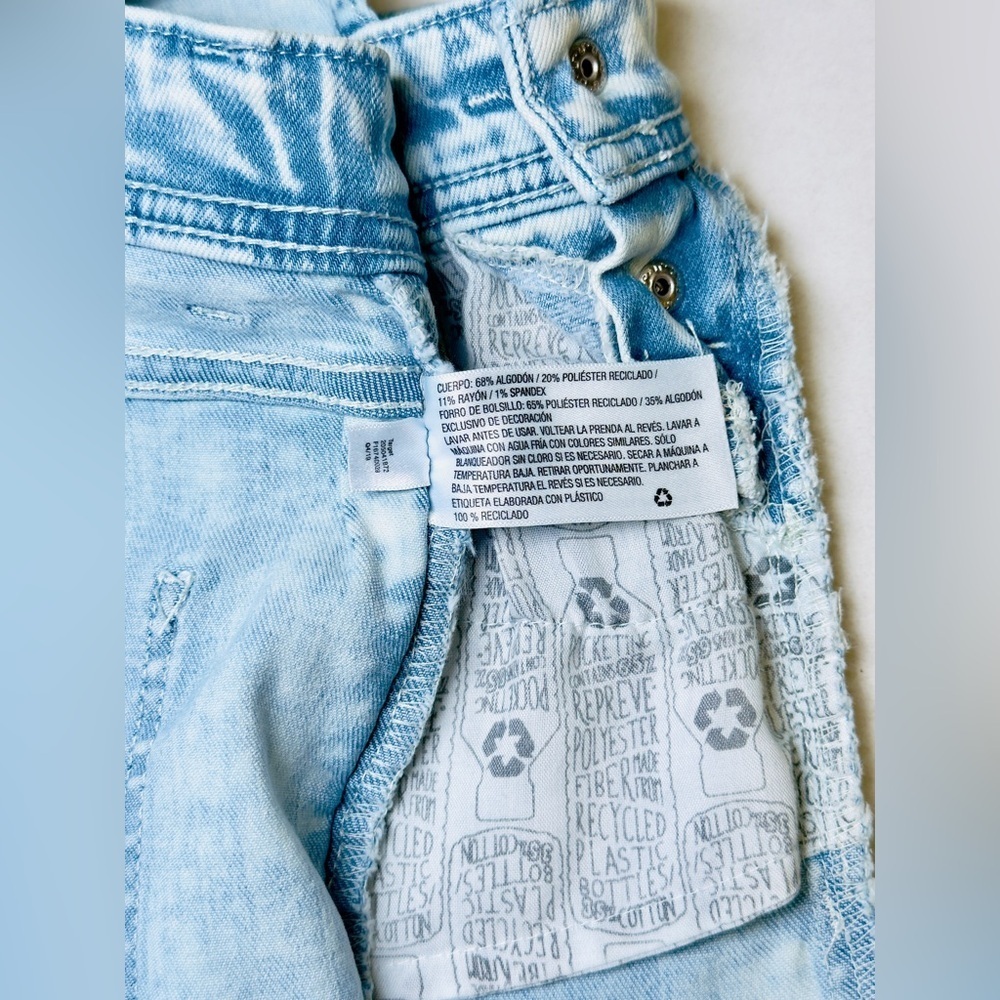 Cat and Jack Girls Shortalls with Sequin Super Stretch Denim Youth Size L 10-12 - Picture 14 of 14